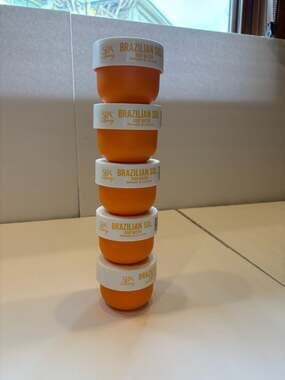 Lot of 5 Spa Luxury Brazilian Sol Body Butter Pistachio & Caramel 6 oz New